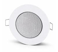 hava Built-in speaker full metal 3W, mounting diameter 60 mm, halogen design, white