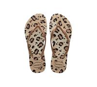 Havaianas Slim Animal Print Flip Flops Women's - Brown 7.5-8