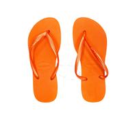 Havaianas Adult Unisex Flip Flops Slim Neon Orange Sandals - New