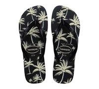 Havaianas Aloha Men FlipFlop Black/Black/White 4.5/5 UK