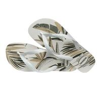 Havaianas Aloha (Mini Me), White/White/Green Olive, 1/1.5