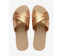 Havaianas Aqua Metallic Flip Flops beige gold Women - 41-42