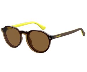 Havaianas ARRAIAL/CS GLN/70 Unisex Sunglasses Acetate Brown Brown Round