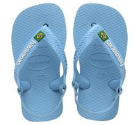 Havaianas Baby Brasil logo II, Lavender Blue, 6 Child UK