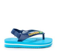 Havaianas Baby Brasil Logo Ii Turquoise/Navy Blue 220
