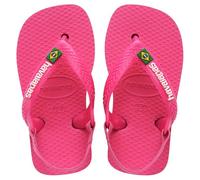 Havaianas Baby Brasil Logo II, Unisex Baby Sandals, Pink, 6 Child UK