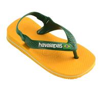 Havaianas Flip flops / Sandals BABY BRASIL LOGO in Yellow 5 toddler