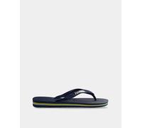 Havaianas Basil Logo Flip Flops - Navy Havaianas Havaianas Basil Logo Flip Flops - Navy Navy Multi 6/7