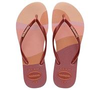 Havaianas Boy's Girl's Slim Palette Glow (Mini Me) Flip-Flop, Ballet Rose, 2/2.5 UK Child