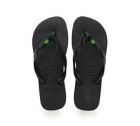 HAVAIANAS Brasil Flip Flops Black 45/46