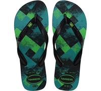Havaianas Brasil Fresh Black/Black/Leaf Green 33/34