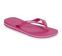 Havaianas Unisex Brasil Logo Flip Flops, Rose Gum, 12 UK Men/ 11 UK Women
