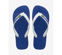Havaianas Unisex Marine Logo Brasil Slide