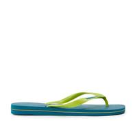 Havaianas Brasil Logo Ruby Red Flip Flops Mens Amznte Blue 11-12 UK