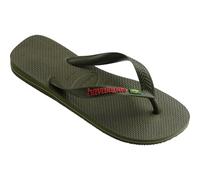 Boys Brazil Logo Flip Flops in Green