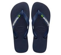 Havaianas Brasil Logo Unisex Adults FlipFlop Navy Blue 6.5/7 UK