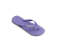 Havaianas Brasil Logo Unisex Adults FlipFlop Purple Paisley 3.5/4 UK