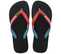 Havaianas Brasil Mix Flip-Flop, Black/Red Ruby, 7 UK Child
