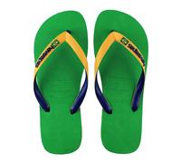Havaianas Hav. Brasil Mix Leaf Green Marine B Flip Flops Leaf Green/Blue 6-7 UK