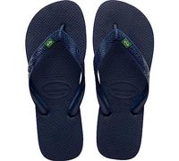 Havaianas Brasil Unisex Adults FlipFlop Navy Blue 12/13 UK