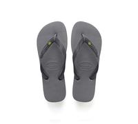 Havaianas Brasil Unisex Adults FlipFlop Steel Grey 5.5/6 UK