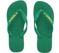 Havaianas Brasil Womens Flip Flops Green/Yellow 8 UK