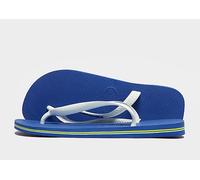 Havaianas Brazil Logo Flip Flops - Blue - Mens 10-11