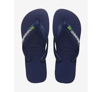 Havaianas Brazil Logo Flip Flops Navy Blue - 27-28
