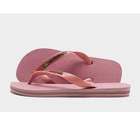 Havaianas Brazil Logo Flip Flops Women's - Pink 4.5-5
