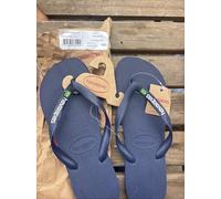 Havaianas - Kid's Brasil Logo - Sandals size 27/28, blue