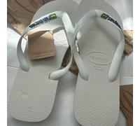 Havaianas - Kid's Brasil Logo - Sandals size 27/28, blue