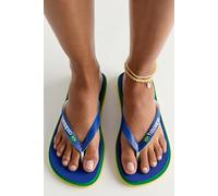 Havaianas Brazil Twist Flip Flops at Free People in Blue, Size: Large - female