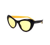 Havaianas Woman CONCHAS 807/HO Sunglasses Plastic Black Yellow Cat Eye Normal