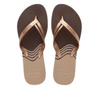 Havaianas Elegance Print, Dark Brown, 8.5/9