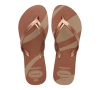 Havaianas Elegance Print Women FlipFlop Rose Gold 3.5/4 UK