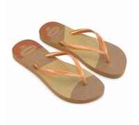 Havaianas Fantasia Gloss ROSE GOLD Women's Flip-Flops UK 7.5/UK 8 / BRASIL 41-42