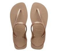 Havaianas - Flash Urban, Comfortable, Elegant, and Versatile Sandals, Closed Ankle, Metallic Crossed Straps, Women