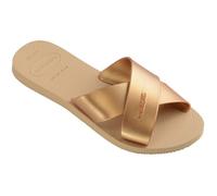 Havaianas Flat sandals AQUA METALLIC in Gold 8