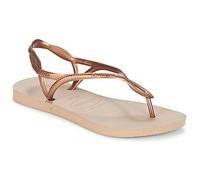 Havaianas Women's Luna Toe Post Sandals - Rose Gold - UK 8