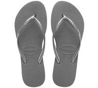 Havaianas Flip Flops Girls Slim, Steel Grey, 5 UK
