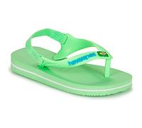 Havaianas Flip flops / Sandals BABY BRASIL LOGO II in Green 8 / 9 toddler