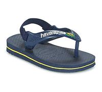 Kids Baby Brasil Logo II Toe Post Sandals Navy Blue