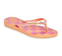 Havaianas Flip flops / Sandals KIDS SLIM GLITTER TRENDY in Orange 10 / 11 kid