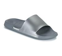 Havaianas Womens Steel Grey Classic Metallic Rubber Sliders 8
