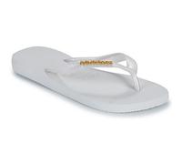 Havaianas Flip flops / Sandals (Shoes) TOP LOGO METALLIC in White 8