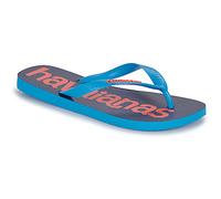 Havaianas Hav. Top Logomania 2 Navy Blue 39 4 Flip Flops Turquoise 6-7 UK
