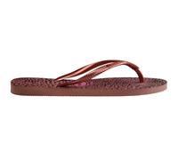 Havaianas Girls Slim Animals Crocus Rose Golde Flip Flops Summer Pool Beach