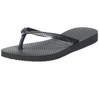Havaianas Girls Slim (Mini Me), Black, UK child 12/13