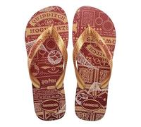 Havaianas - Harry Potter, Comfortable, Durable, and Lightweight Flip-Flops, Sole with Iconic Elements, Adults Unisex, Mahogany, 12/13