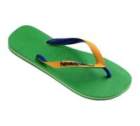 Havaianas Hav. Brasil Mix Leaf Green Marine B Flip Flops Leaf Green/Blue 1-2 UK
